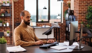 business-development-agency-office-worker-sitting