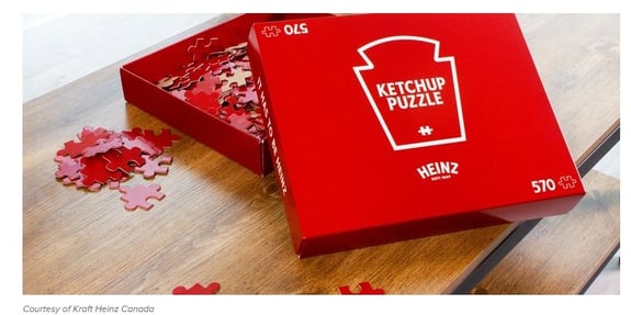 Heinz puzzle as appears on Marketing Dive